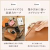 MURA Shoulder Bag, Compact, Women's, Genuine Leather, Cowhide Leather, Simple,