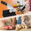 Dreyoo Cutlery Pointed Edge Knife Sharpener, Double Sided Stainless Steel