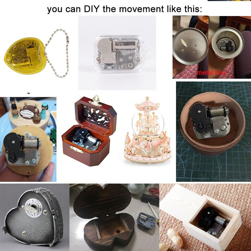 Pursuestar You are My Sunshine Tiny Wind Up Music Box