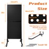 Royxen 2 x 5.5 Feet Pegboard with 30 Hooks, Pegboard