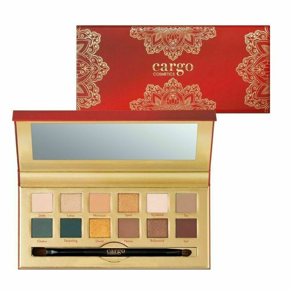 Cargo Cosmetics Limited Edition 12 Color Eye Shadow Palette - Namastay In India