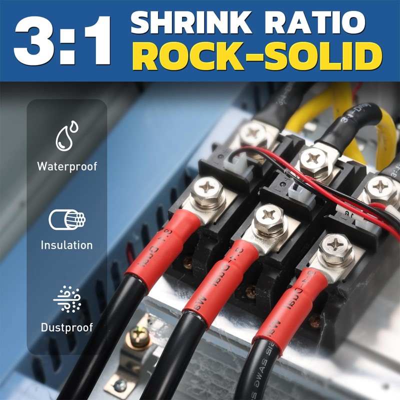 haisstronica 960PCS Solder Seal Connectors Kit with 3:1 Heat Shrink