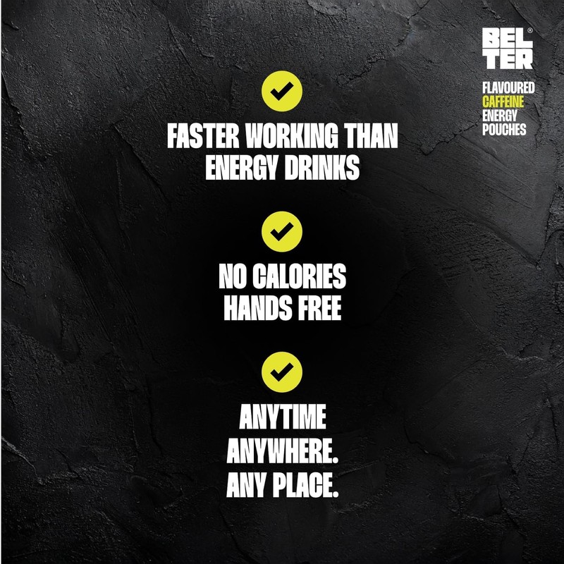 BELTER - Citrus Tang - Caffeine Pouches - Bundle Pack