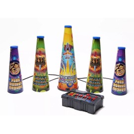 Unbranded Kids Fireworks Show 4th OF JULY Party LIGHT Fountains Remote Control Toy!