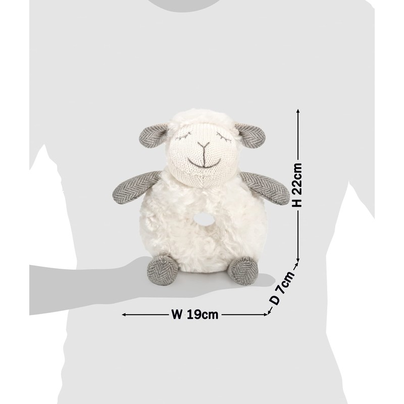 Mousehouse Gifts Adorable, Super Soft Animal Baby Rattle for New-Borns/Toddlers