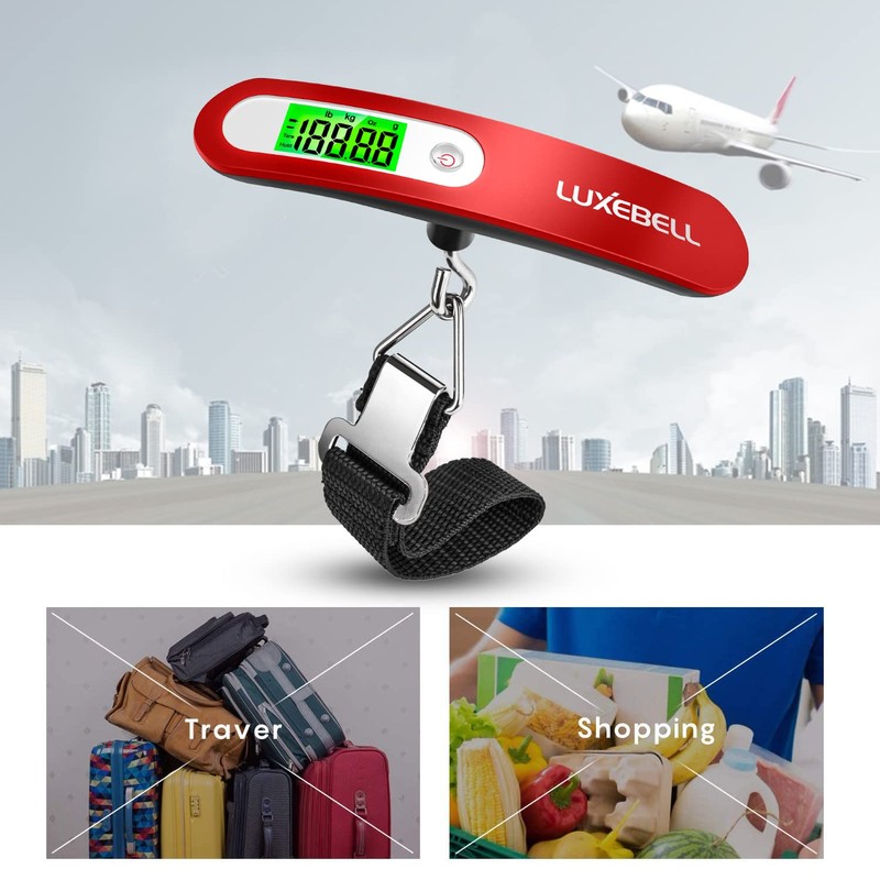 Digital Luggage Scale Gift for Traveler Suitcase Handheld Weight Scale