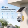 LinkSear 4G LTE Cellular Solar Security Camera Wireless Outdoor