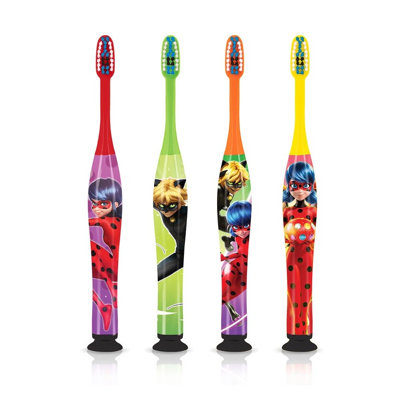 GUM® Pack Doble de Cepillos Lady Bug - Cuidado Divertido