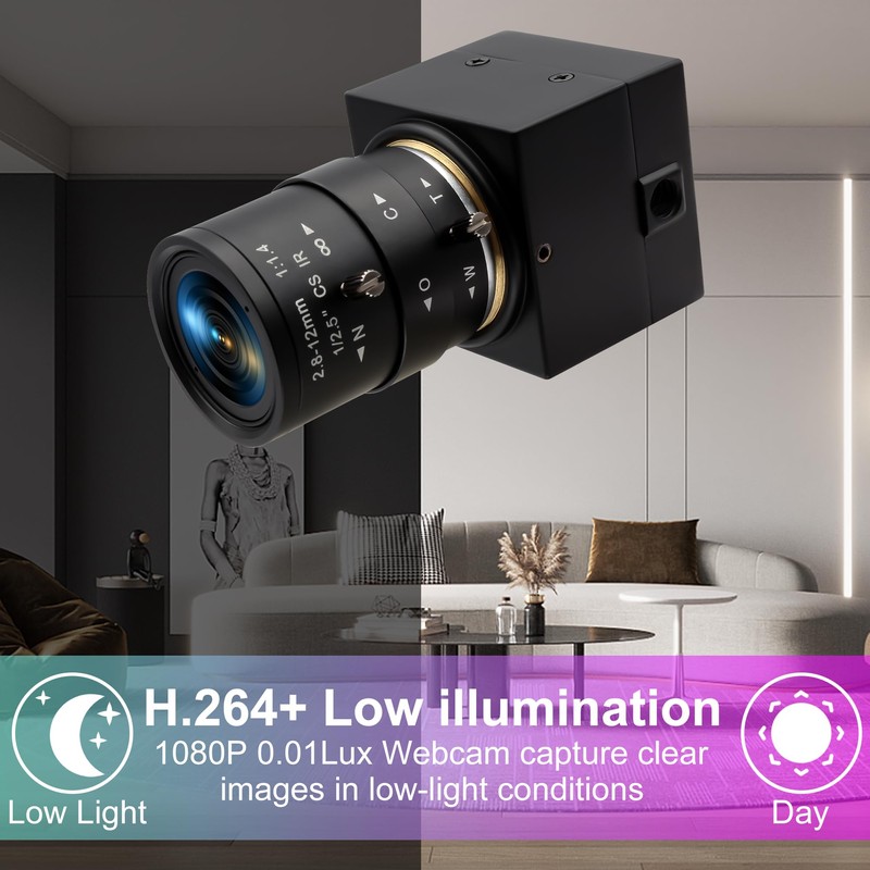 USB Camera ELP 1080P usb Webcam 2.8-12mm 4x Optical Zoom
