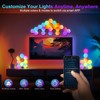 JIMIMORO JIMIMORO 8 Pack Hexagon Light Panels -Cool Music Sync