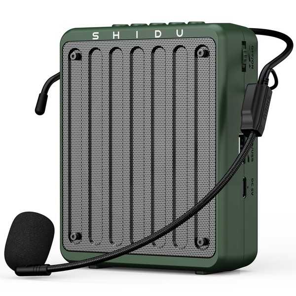 SHIDU Voice Amplifier, Voice Amplifier for Teachers, Portable Voice Amplifier