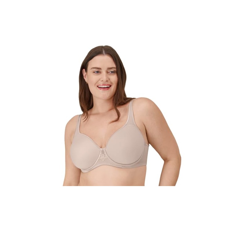 Wonderbra Womens Plus Support Underwire Full Coverage Bra, Blush, 38C