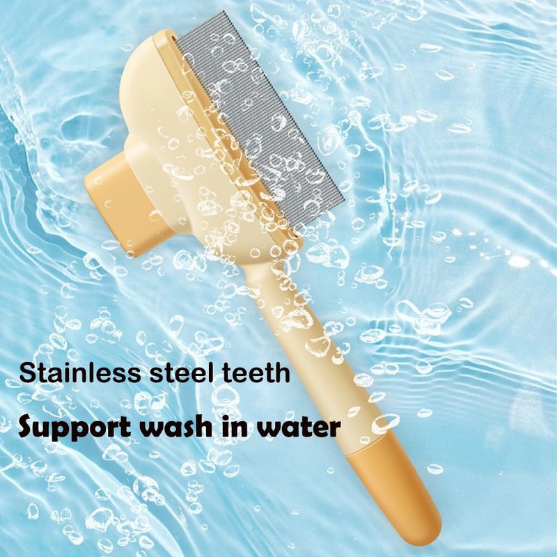 EMAGIC IOT 2pcs Cat Lice Comb Pet Hair Removal Tool