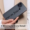 3 Pcs Eyes On Jesus Rearview Mirror Stickers, Christian Decal