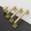 Amerdeco 10 Pack Brushed Gold Cabinet Knobs 1.3 Inch(33mm) Single