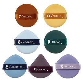 Pack of 7 Powder Puff, Sponge Powder Puff, Washable Sponge, Powder Puff, Makeup Sponge, Makeup Powder, Puff Round Powder Puff Body Powder Puff Washable Reusable