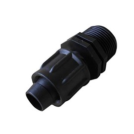 Agri Kaihatsu Drip Tube Fittings, For AGRI Drip Tubes, Start 3/4" (20 mm), Male Thread, Depth 0.8 inches (2 cm), Height 0.8 inches (2 cm), Width 2.4 inches (6 cm), Pack of 10