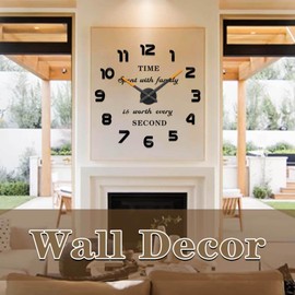 VANGOLD Wall Clock for Living Room Decor