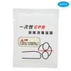 50pcs / box Disposable Mouth Breathing Artificial Respiration CPR Face