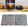 Topyond 2PCS Magnetic Cooking Times Chart, Air Fryer Accessories, Easy