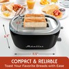 MÜELLERHOME Retro Toaster 2 Slice, 7 Browning Levels, 3 Functions