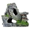 WaigN Artificial Moss Rock Aquarium Stone Cave – Resin Fish