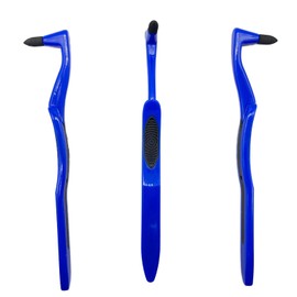 SMILEHEVEN 3Pcs Teeth Stain Remover,Tooth Stain Eraser,Tartar Eraser Polisher,Dental Plaque Tool,Eraser for Coffee Stain Teeth Whitening Cleaning Polishing Kit (Blue)