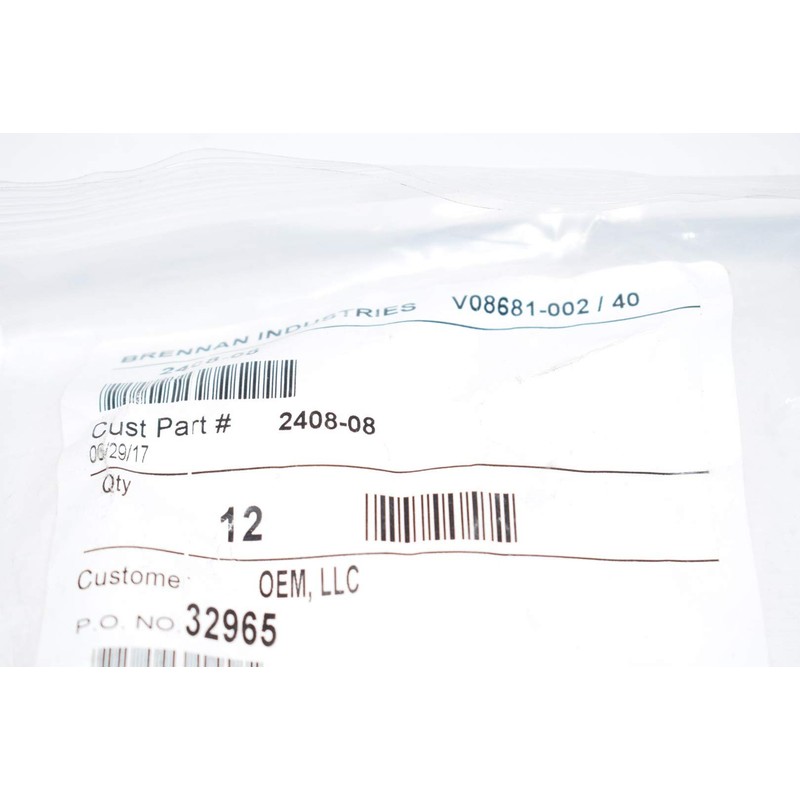 Brennan 2408-08 Steel JIC Flared Tube Fitting, Plug, 1/2"