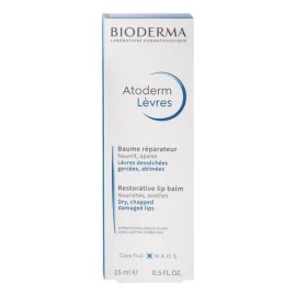Balsamo Labios Bioderma Atoderm 15ml Protector Partidos Seco