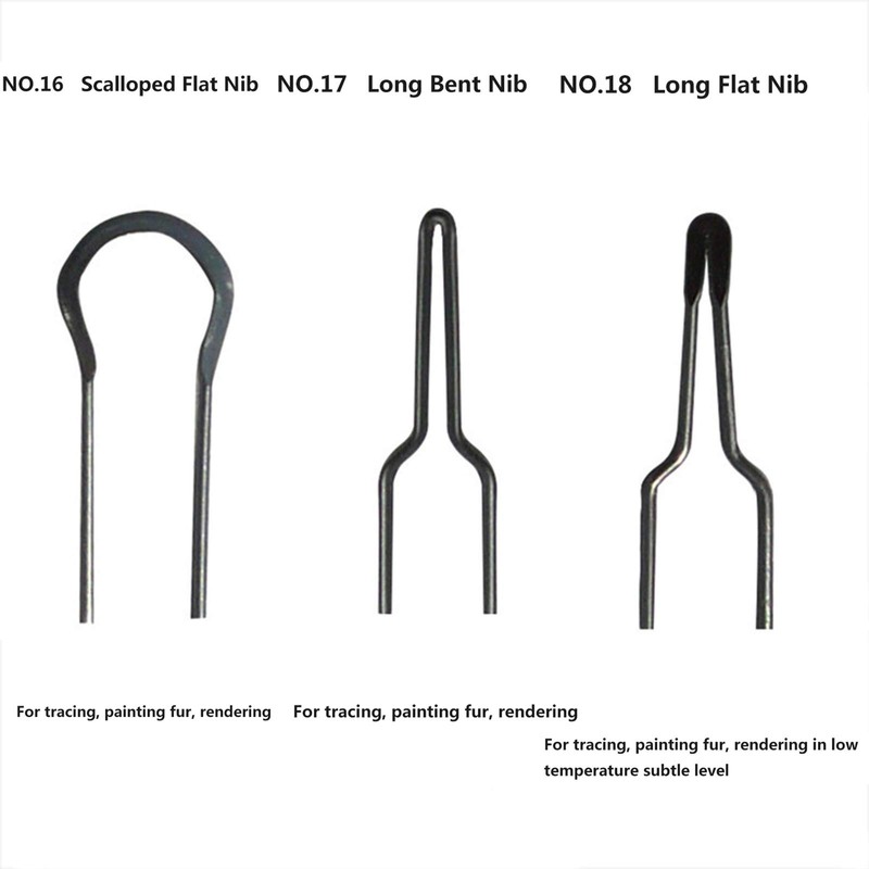 LICHIFIT 23 x 1mm Pyrography Wire Tip Set for 30-50W