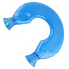 1400ml U Shaped Hot Water Bag Translucent Blue PVC Heating