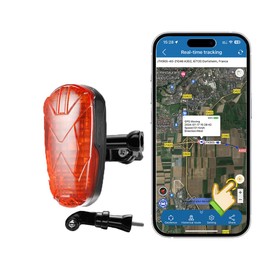 Winnes GPS Tracker for Bike Motorcycle 4G Global Coverage Free SIM Card Real-time Location Tracking Device with APP/Web,SOS Alarm,Moving Alarm, type-C Port, Mount Included