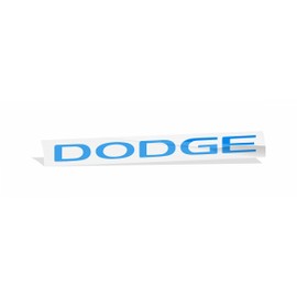 Dodge Grille Emblem Overlay Decal - 2013-2026 Durango - (Color: Reflective Medium Blue)