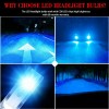 SHENKENUO 2Pcs 8000K Blue 9005 LED Headlight Bulbs High Low