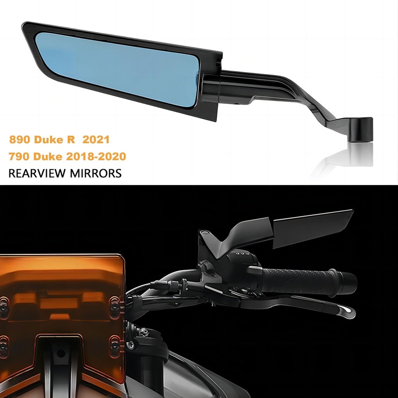 Motorcycle Rearview Wing Mirrors Compatible with Yamaha MT 09/MT-09 SP/MT-10/MT-07