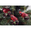 Gerson International SET OF 3 HAND PAINTED 4" RESIN CARDINAL