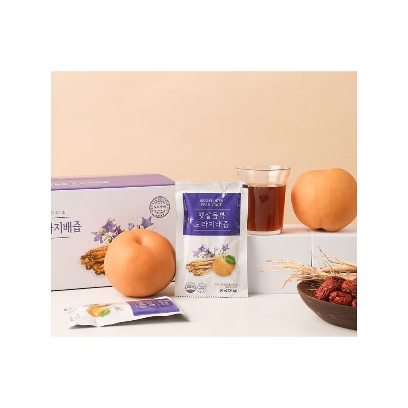 햇살듬뿍 도라지배즙 100포(벌크) Sunshine Rich Bellflower Extract 100 Packs (Bulk)