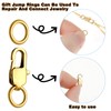 4PCS Bracelet Extender Gold 18k Necklace Clasps and Closures Bracelet