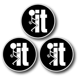 Sassy Stickers Fck It Hard Hat Sticker Decal Tool Box Helmet F Bomb Sarcastic