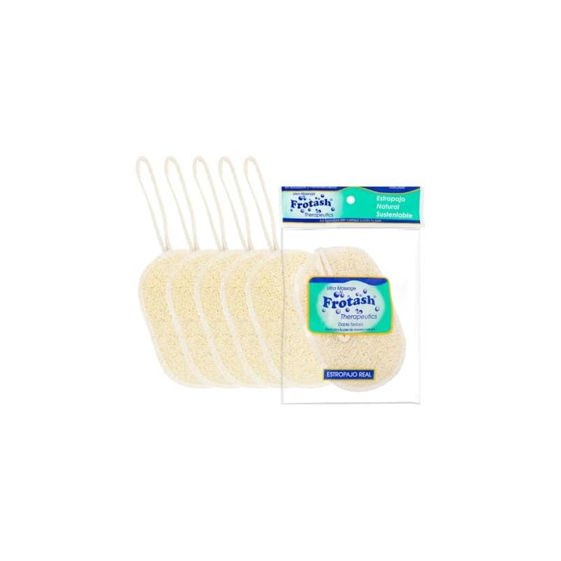 Estropajo Loofah Exfoliante Lufa Pastecito para Baño 6 Piezas