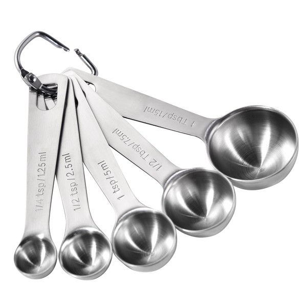 U-Taste Teaspoon Tablespoon Measuring Spoons: 18/8 Stainless Steel Accurate Measure