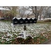 Handy Post for 5 S,M,L Mailboxes, 42-in x 54-in, Heavy