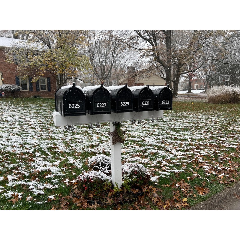 Handy Post for 5 S,M,L Mailboxes, 42-in x 54-in, Heavy