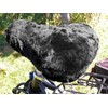 Harrys-Collection Merino Lambskin Bicycle Saddle Cover, black