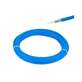 Vecys 16.4ft/5m RG402 Semi-Flexible RF Coaxial Cable RG402 .141 Inch Cable with FEP Blue Jacket