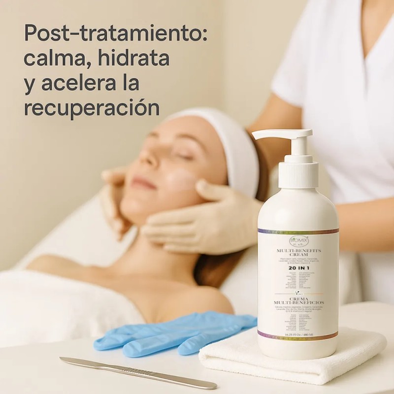 Crema 20 En 1 Uso Personal Y Profesional Spa Vegana