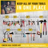 12" Heavy-Duty Magnetic Tool Holders (4 Pack - 48" Total)