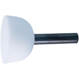 INNSPIRO Round Synthetic Foam Brush 4 cm. Diameter, White, 4cm