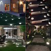 ODEETRONIC Solar Ground Lights, 12 Pack 8 LED Solar Disk