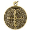 Vatican Imports Large Saint Benedict Medal - 2" Diameter (Antique